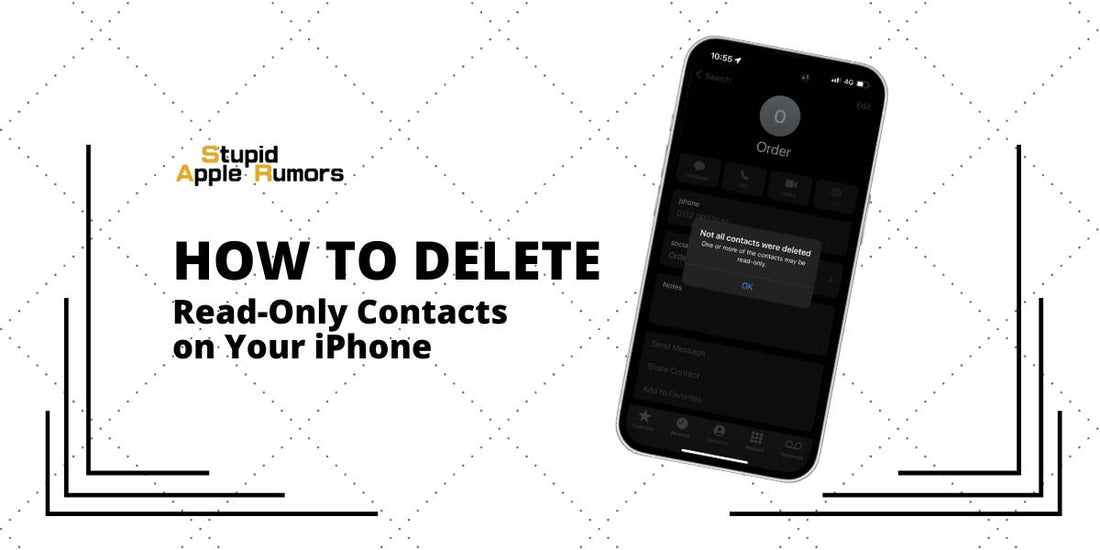 How to Delete Read-Only Contacts on Your iPhone