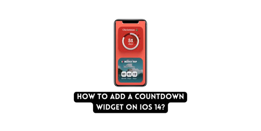 How to add a countdown widget on iOS 14