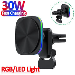 30W RGB Magnetic Car Charger