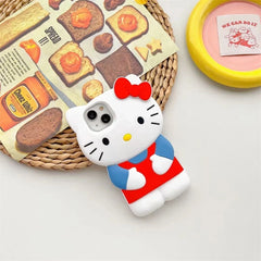 3D Hello Kitty Soft iPhone Case