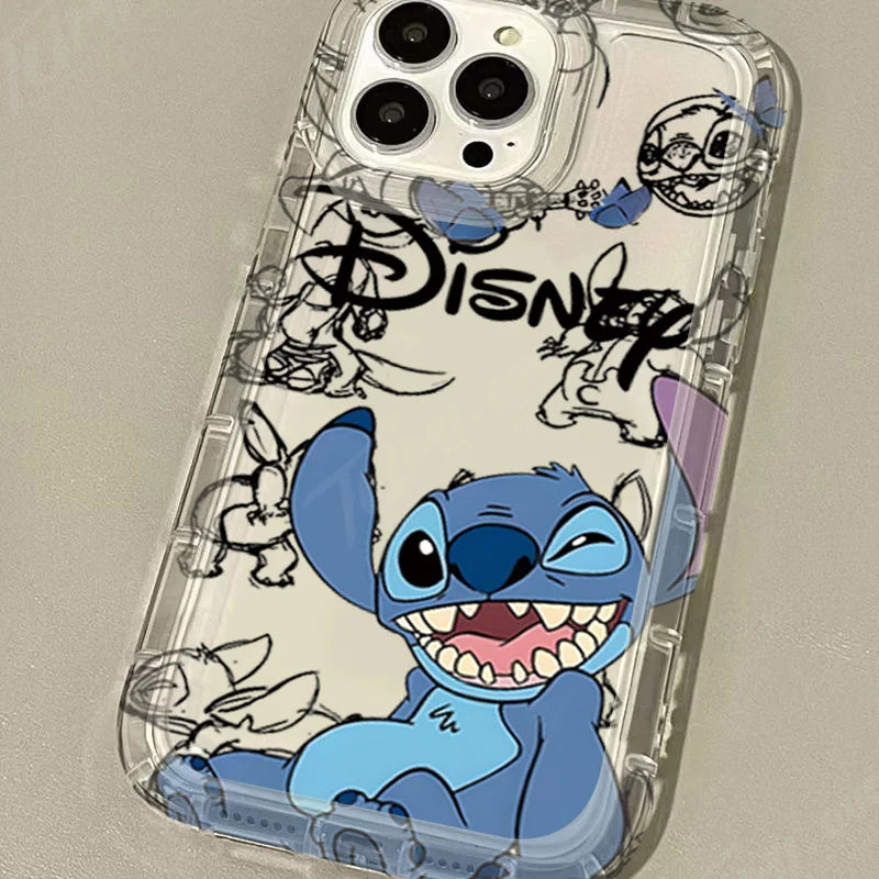 Cute Stitch Clear iPhone Case