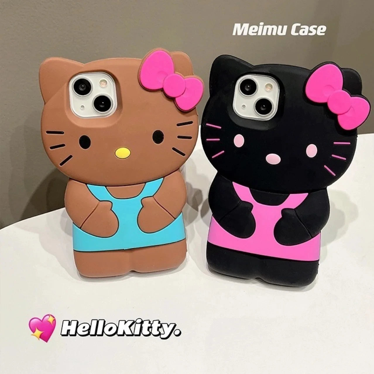 3D Hello Kitty Soft iPhone Case