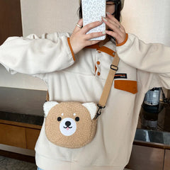 Kawaii Cartoon Plush Crossbody Bag