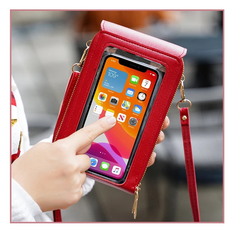 Touch Screen Cell Phone Crossbody Bag