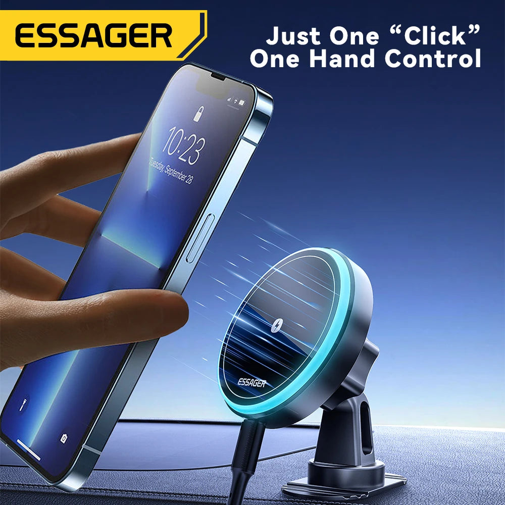 15W Magnetic Car Phone Charger