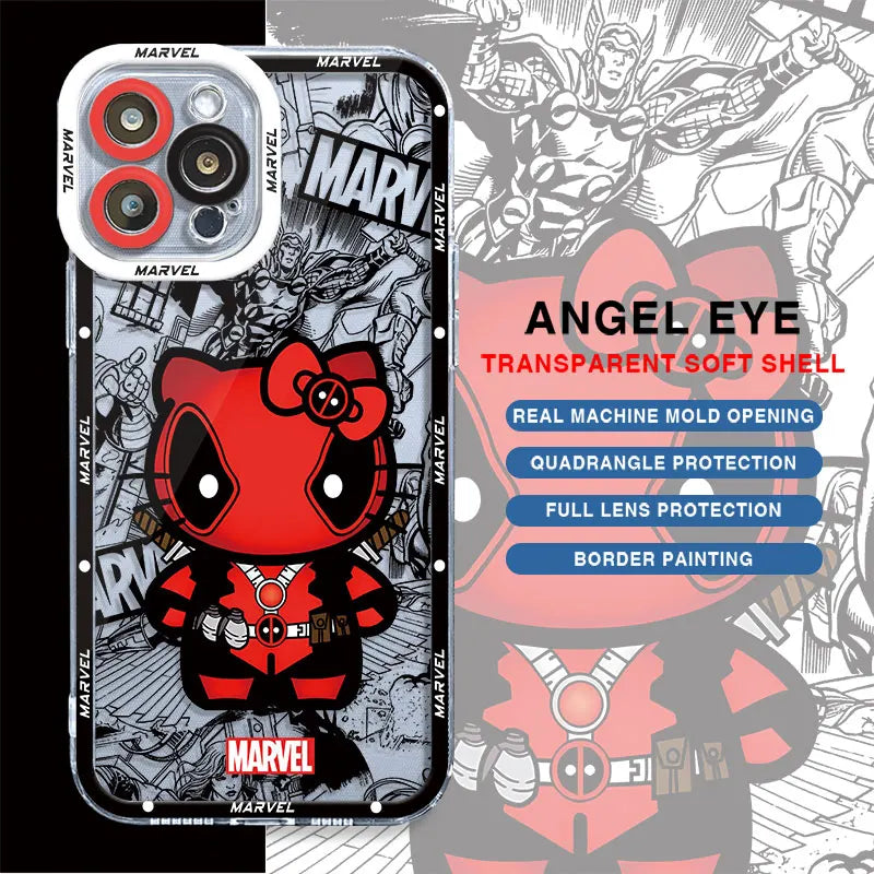 Cute Spider-Man Transparent iPhone Case