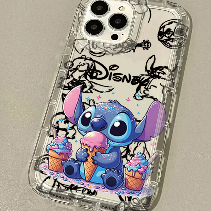 Cute Stitch Clear iPhone Case